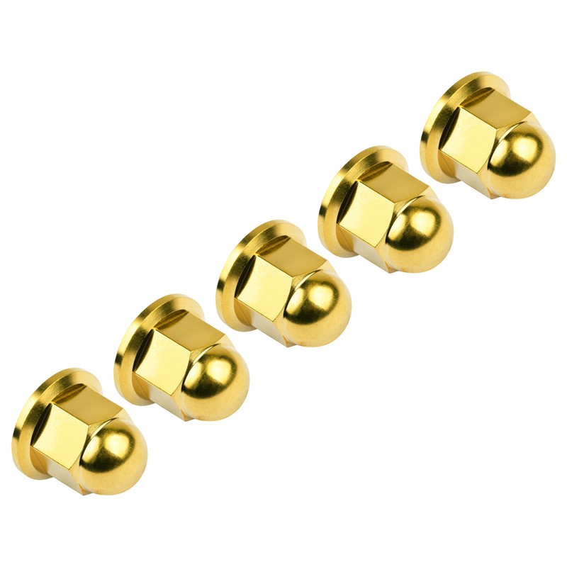 Ruifu 5pcs Titanium Nuts M6 M8 M10 Dome Head Flange