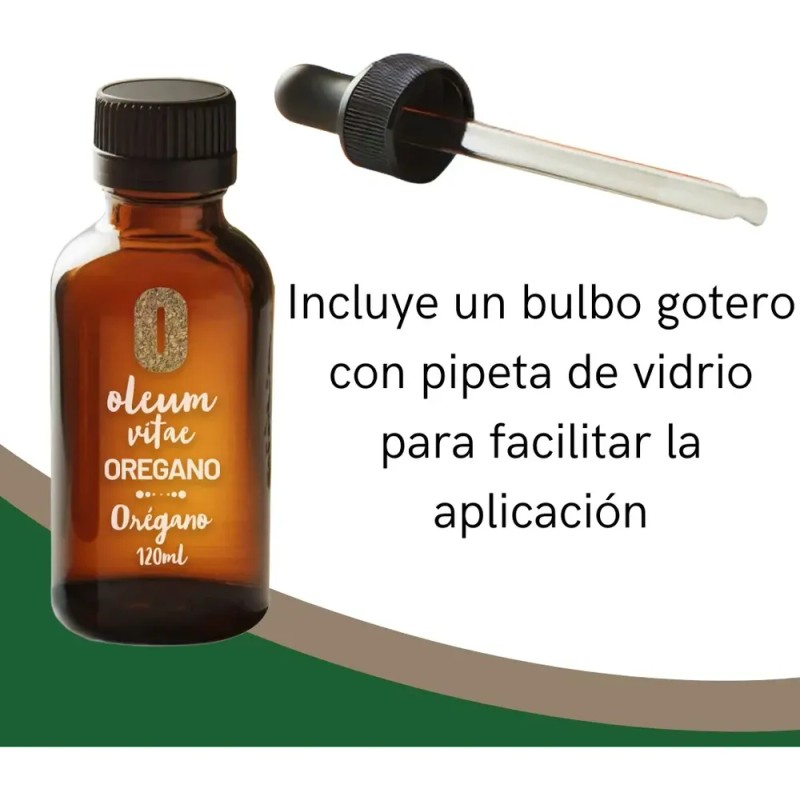 Oleum Vitae - Aceite Esencial 100% Puro De Orégano 120ml