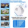 KOOSTONE Wireless Door Chime & Door Bell Chime with Rechargeable