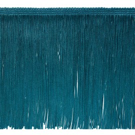 Trims by the Yard 6" Chainette Fringe Trim | Turquoise | (5 Yard Cut)