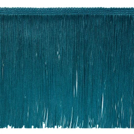 Trims by the Yard 6" Chainette Fringe Trim | Turquoise | (5 Yard Cut)