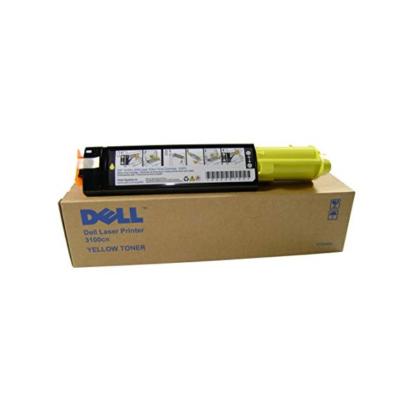 Dell K4974 Yellow Toner Cartridge 3100cn Color Laser Printer