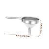 Zerodeko 4Pcs Stainless Steel Mini Funnel Liquid Funnel for Kitchen