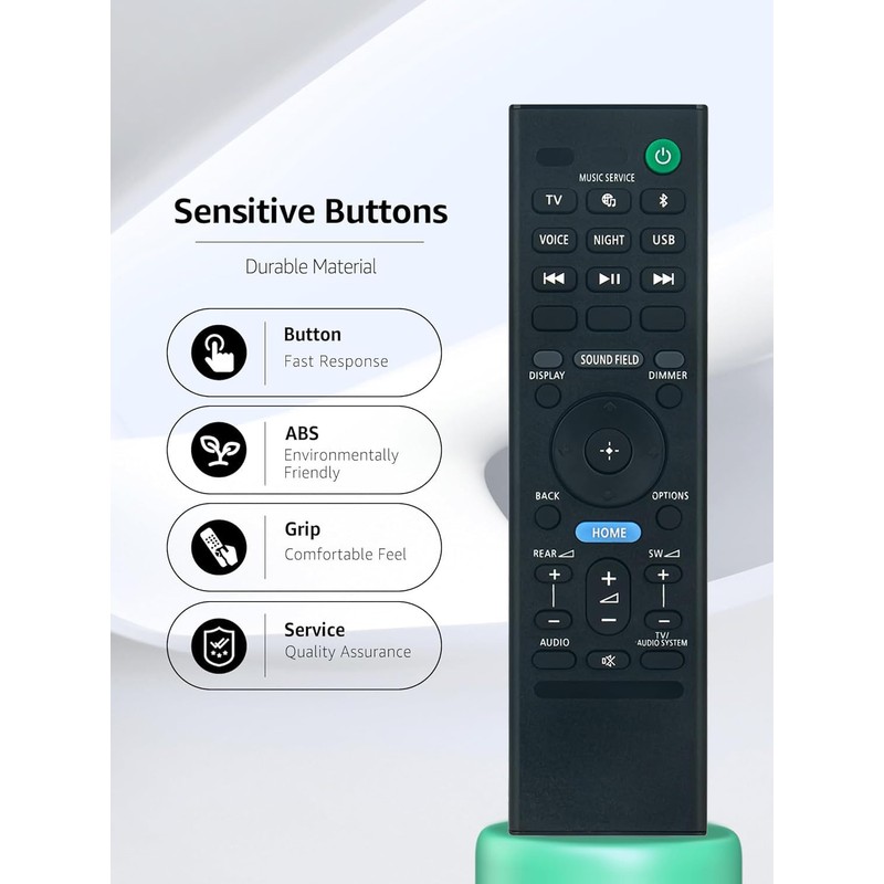 RMT-AH514U Replacement Remote Control for Sony HT-A3000 Soundbar Home Theater