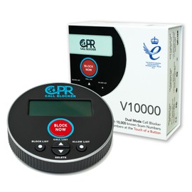CPR V10000 Landline Call Blocker – Instantly Stop Scam Nuisance calls with the Push of a Button – Manually Block Up to 2,000 Numbers – Easy to Use, No Monthly Fees