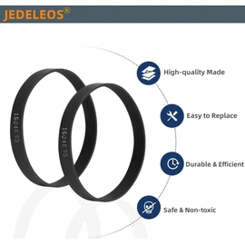 JEDELEOS - Correas de repuesto para Bissell Powerforce Compact 2112 21129 2690 1520 23T7 23T7V 3508 pieza de repuesto para aspiradora vertical 1604895 (paquete de 2)