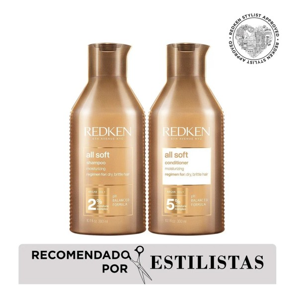 Redken All Soft Shampoo Y Acondicionador Para Cabello Seco