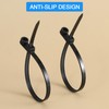Molain 100 Pack 7.8 Inch Zip Ties with Screw Hole