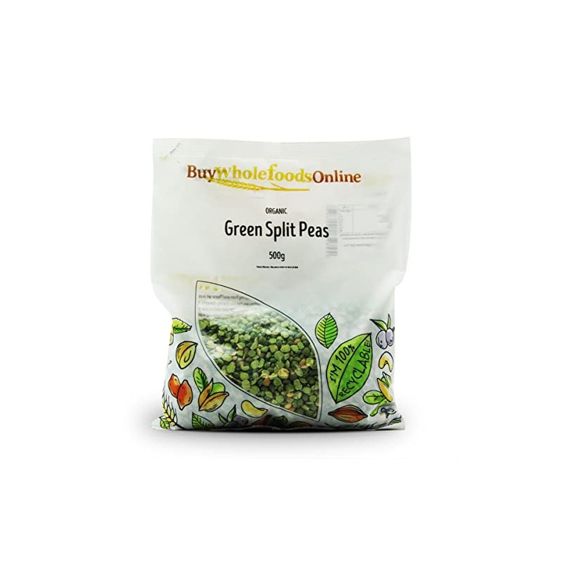 Organic Green Split Peas 500g