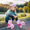Kinder Rollschuhe f√ºr M√§dchen Jungen Verstellbare, 8 Light Up R√§der