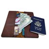 Passport Holder Full Grain Leather Cover Case Travel Wallet Holds