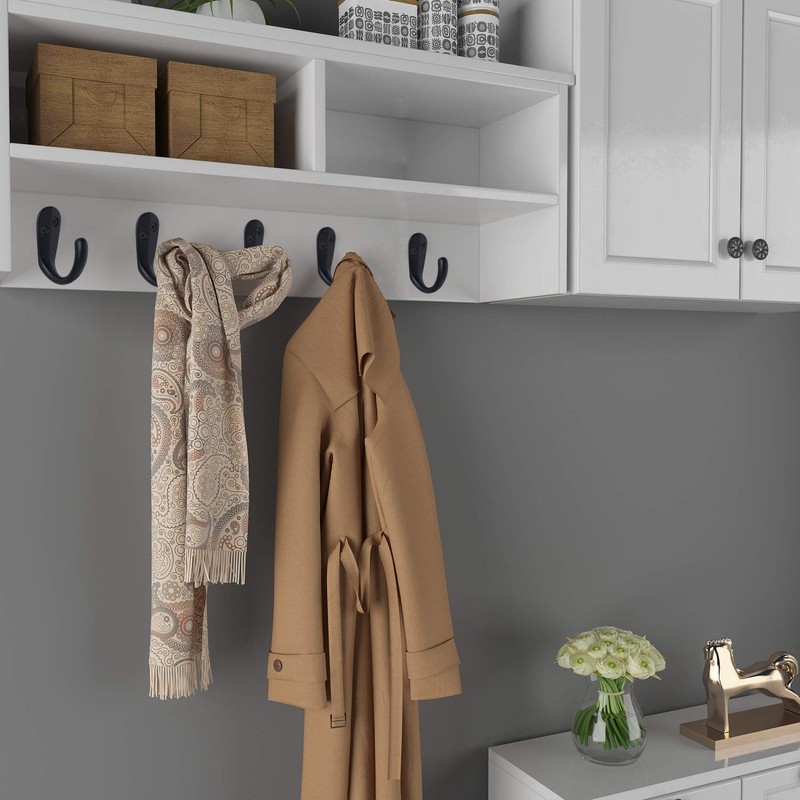 IBosins 15PCS Coat Hooks Wall Mounted Single Prong Robe Hook