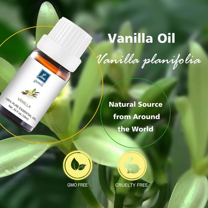 GM Gumili Vanilla Essential Oil - Pure Natural Oil for