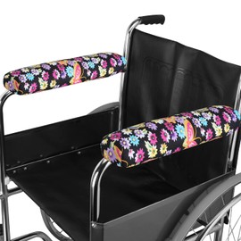 TOMMHANES AMISGUOER Wheelchair Pads 14" Arm Rest Covers Armrest Pads Washable (WAP14-11B)