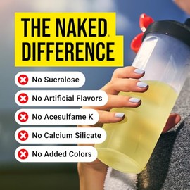 NAKED Creatine Stick Packs - Unflavored Micronized Creatine, NSF Certified,Vegan, Non-GMO, Gluten-Free, Soy-Free, No Fillers, Supports Muscle Growth &