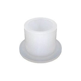 ICON 14805 Spin Fitting, Non-Threaded Inlet Boss, 1-1/2" OD x 1-1/8" ID x 1-3/16" Long, White