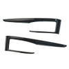 TEAMWILL 1Set Black Interior Gear Shift Box Strip Cover Trim