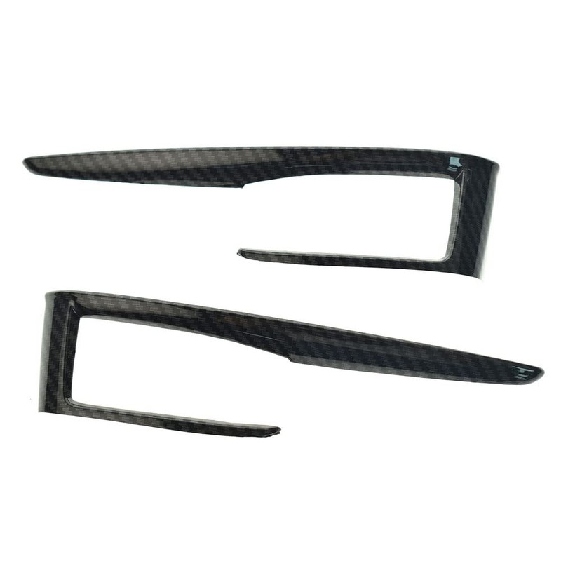 TEAMWILL 1Set Black Interior Gear Shift Box Strip Cover Trim