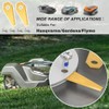 Pack of 36 Robotic Lawnmower Blades, High-Quality Titanium Replacement Blade,