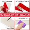Vinyl Wall Base Baseboard Molding Trim 4" Flexible Self Adhesive