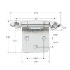 Ravinte 30 Pack (15 Pairs) 1/2" Overlay Cabinet Hinges, Self-Closing