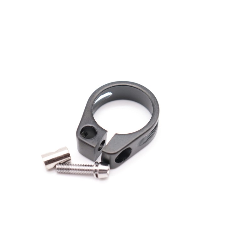 Aluminium bicycle seat clamp screw, 31.8 mm from CarbonEnmy., black