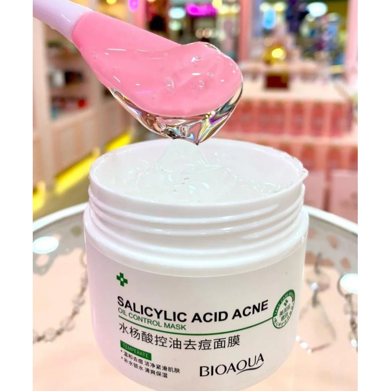 Gel Cuidado Facial Bioaqua Acido Salicilico Control Grasa Elimina Imperfecciones