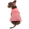 LOPHIPETS Dog Plaid Dress for Small Dogs Girl Teacup Chihuahua