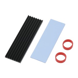 Ainex M.2 SSD Heatsink Set, Black, HM-24