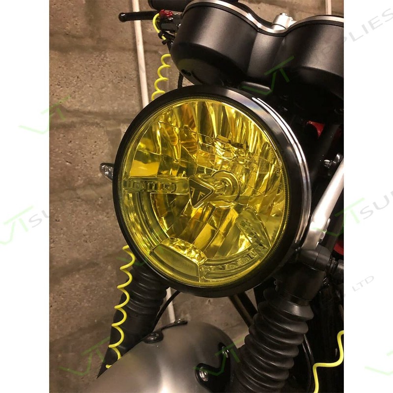 2 Lots 30 x 75cm Golden Yellow Gloss Headlight Tint
