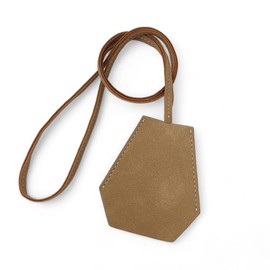 LIBERTAD ldck-001 Crochet Faux Suede Key Case Key Necklace Key Ring, sand