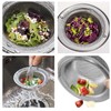 2 Pack Kitchen Sink Strainer, Stainless Steel Sink Strainer With
