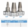 iCrimp PEX Expander Tool with 1/2",3/4",1" Expansion Heads for Uponor