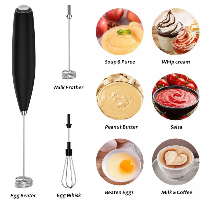 PLUS Wireless Electric Whisk Egg Beater Color Gray Is Amazing