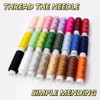Henyall Sewing Thread, 24 Spools Cotton Thread Set, Sewing Threads