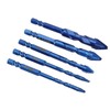 5Pcs Crooked Head Eccentric Drill Special High Strength Twist Bit