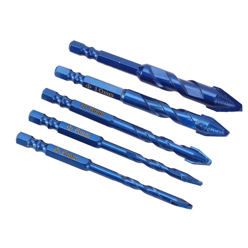 5Pcs Crooked Head Eccentric Drill Special High Strength Twist Bit
