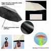 erised's bifrost Compact Folding Umbrella Nordic Style Wood Handle Coating