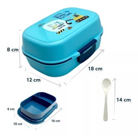 A4f Solutions Lonchera Infantil Lunch Box2 Compartimientos Con Una Cuchara