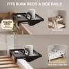 JOYMOOP Clip-On Bedside Shelf for Bunk Beds, Dorm Room Essentials,
