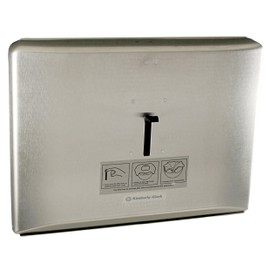 Scott Professional Toilet Seat Cover Dispenser (09512), Stainless Steel, Wall Mounted, Commercial Grade (Qty 1)