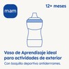 MAM, Plastic Sports Cup with Automatic Lid, Leak-proof Drinking Cup