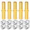 ERGAOBOY 5 x 10 mm brass hose nozzle, 2-way straight