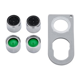 M22x1~5.7 l/min 4er Set Original PERLATOR® Wassersparender Strahlregler inkl. Flachschlüssel