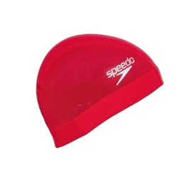 Speedo SE12050 SE12050 Logo Mesh Cap Swim Cap - Red O