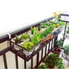 Saim Balcony Window Plant Shelf,Iron Flower Pot Hanger 23.5 Inches