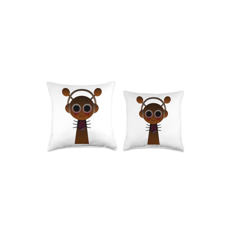 Horror Oren from Sprunki! Throw Pillow