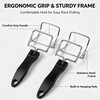 Oven Rack Puller, 2-Pack Air Fryer Tray Lifter With Black