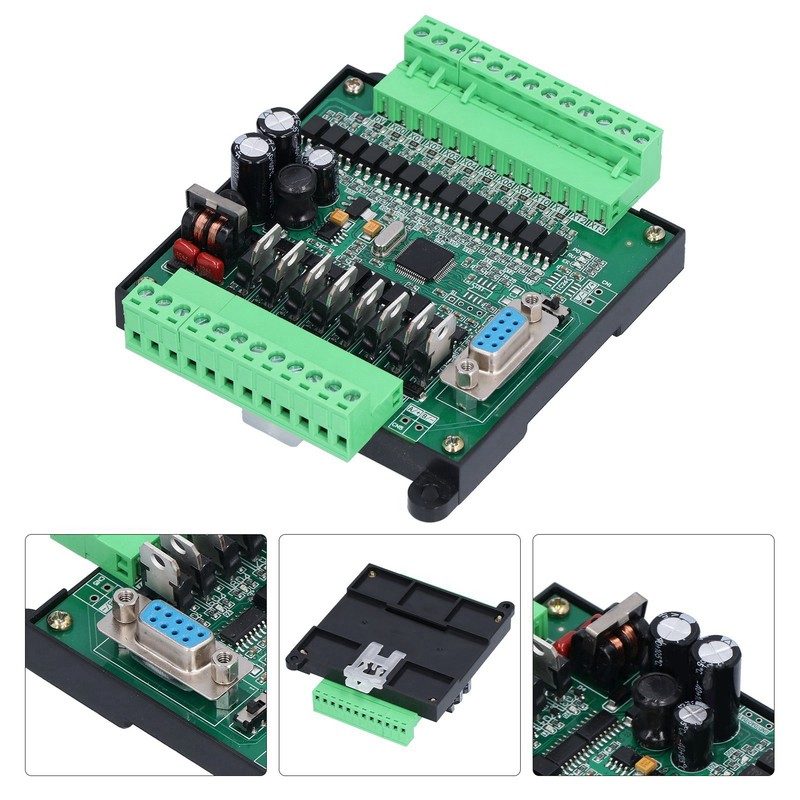 PLC Control Board Industrial Programmable Logic Controller Module Accessory Part