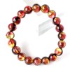 Glow in the Dark Kerama Sunset Orange Firefly Glass Bracelet,